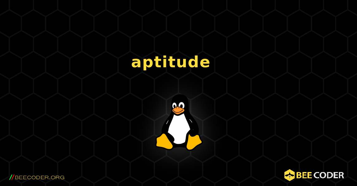 aptitude  እንዴት እንደሚጫን. Linux