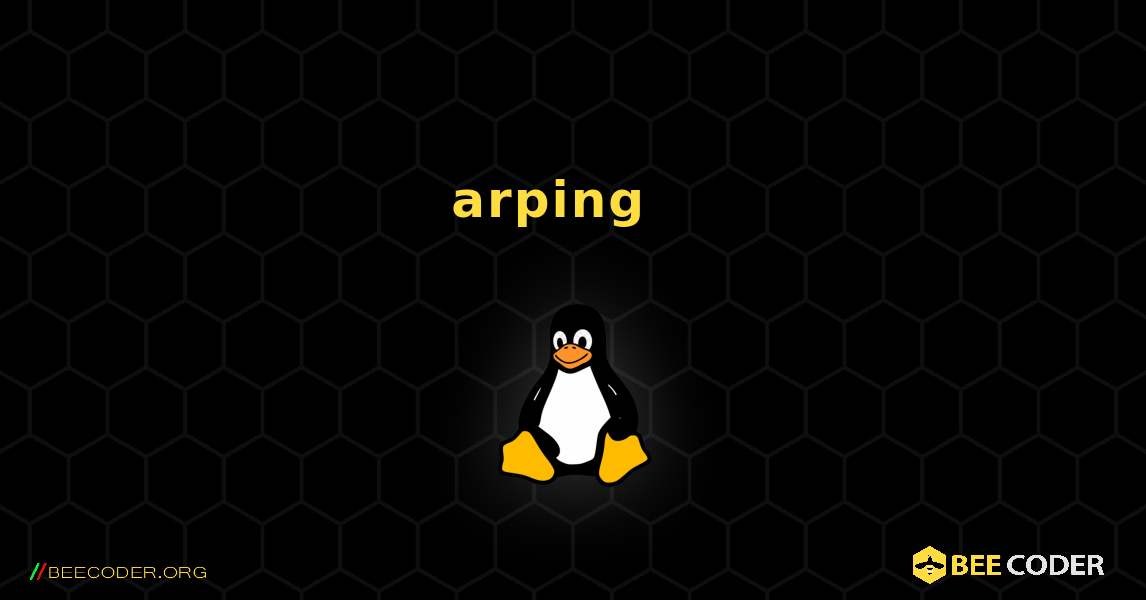 arping  እንዴት እንደሚጫን. Linux