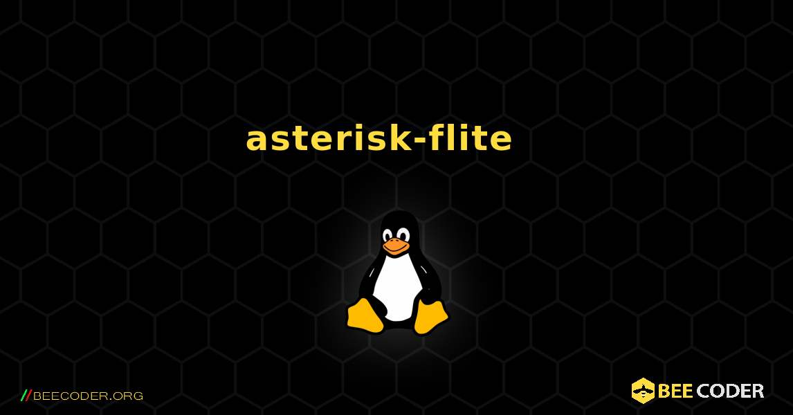 asterisk-flite  እንዴት እንደሚጫን. Linux