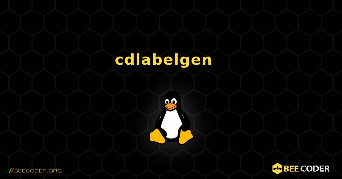 cdlabelgen  እንዴት እንደሚጫን. Linux