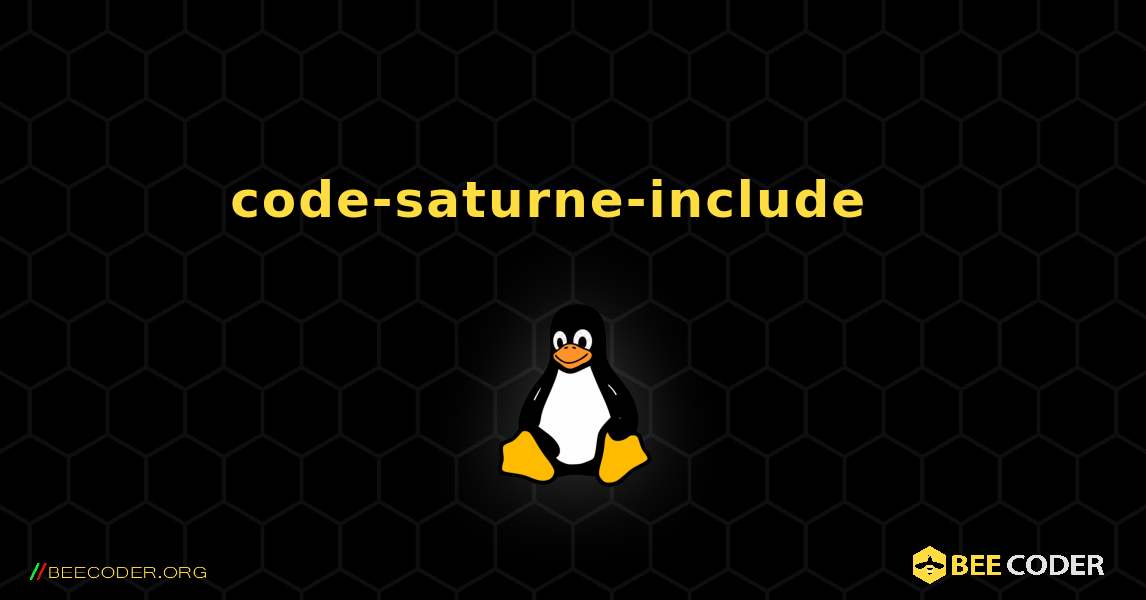 code-saturne-include  እንዴት እንደሚጫን. Linux