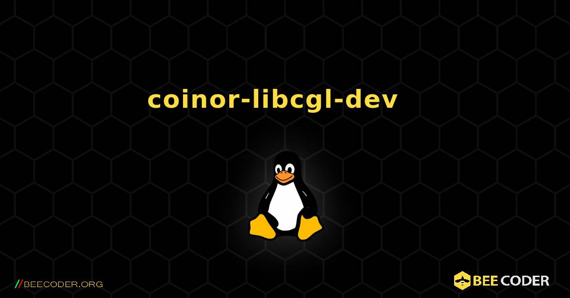 coinor-libcgl-dev  እንዴት እንደሚጫን. Linux