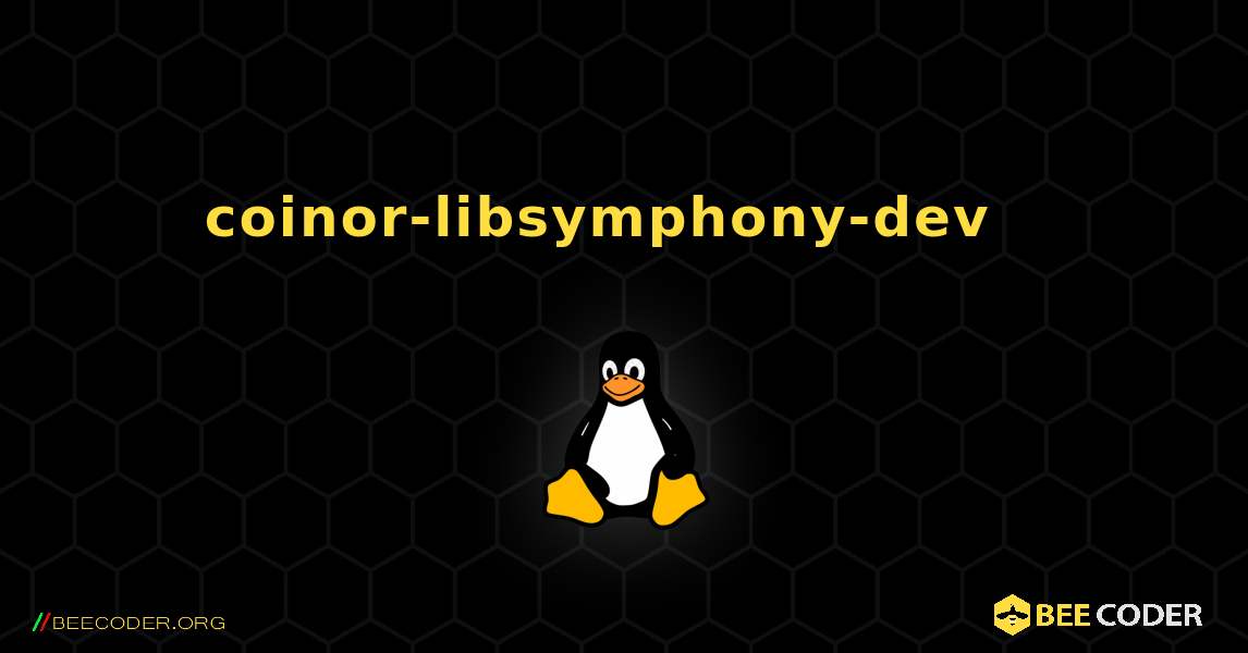 coinor-libsymphony-dev  እንዴት እንደሚጫን. Linux