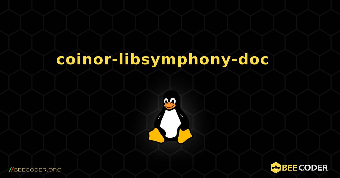 coinor-libsymphony-doc  እንዴት እንደሚጫን. Linux