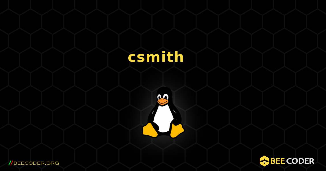 csmith  እንዴት እንደሚጫን. Linux