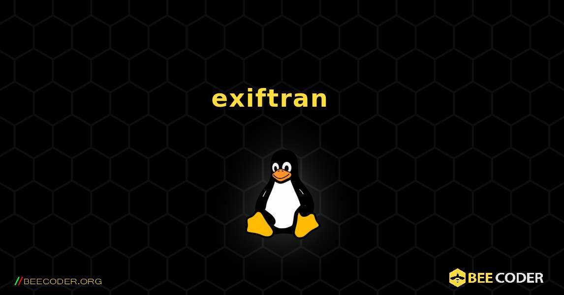 exiftran  እንዴት እንደሚጫን. Linux