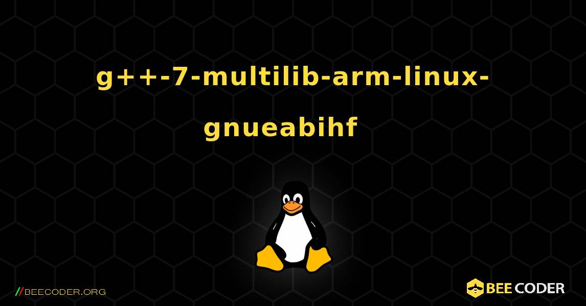 g++-7-multilib-arm-linux-gnueabihf  እንዴት እንደሚጫን. Linux