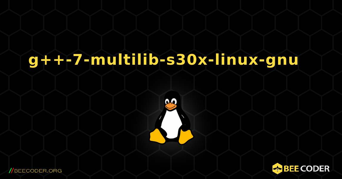 g++-7-multilib-s30x-linux-gnu  እንዴት እንደሚጫን. Linux