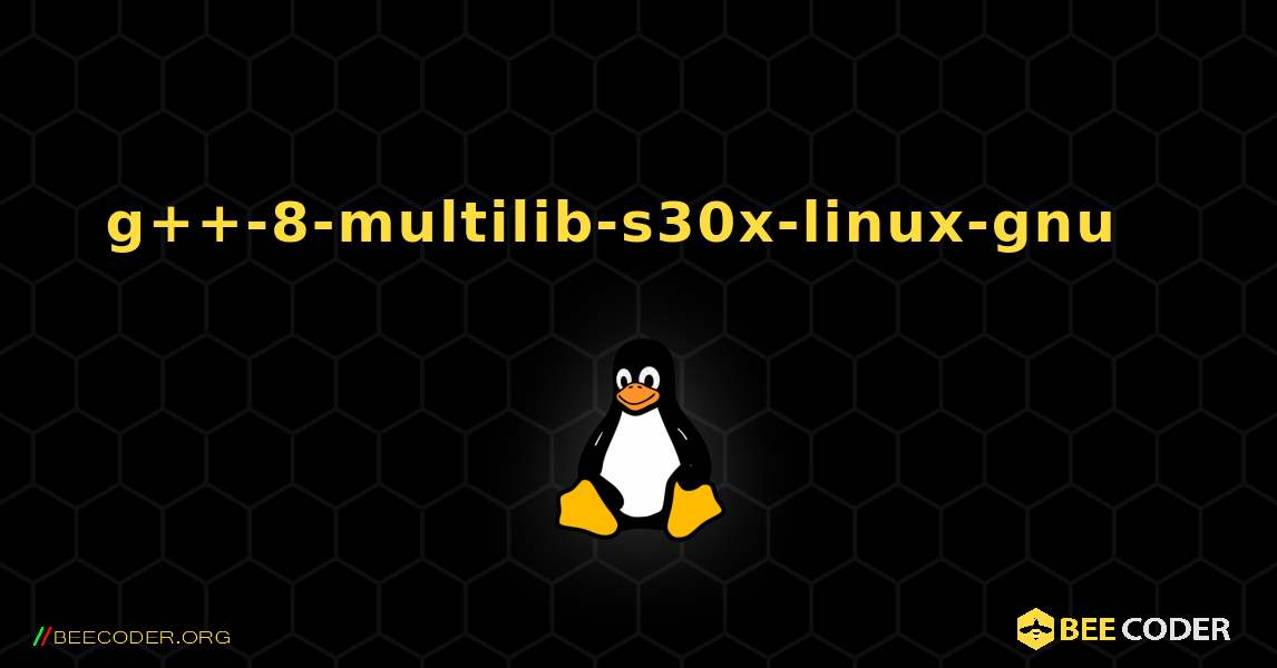 g++-8-multilib-s30x-linux-gnu  እንዴት እንደሚጫን. Linux