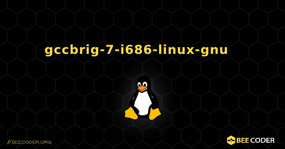 gccbrig-7-i686-linux-gnu  እንዴት እንደሚጫን. Linux