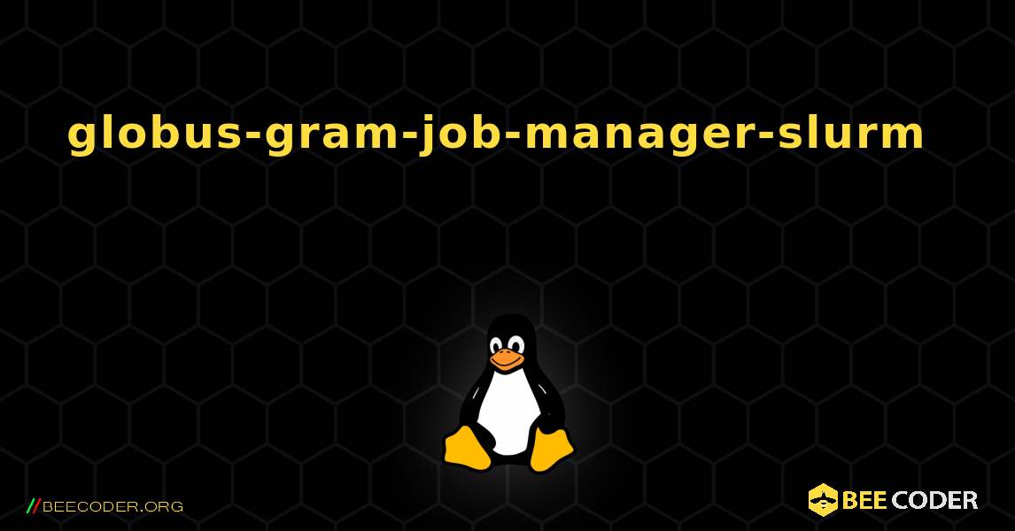 globus-gram-job-manager-slurm  እንዴት እንደሚጫን. Linux