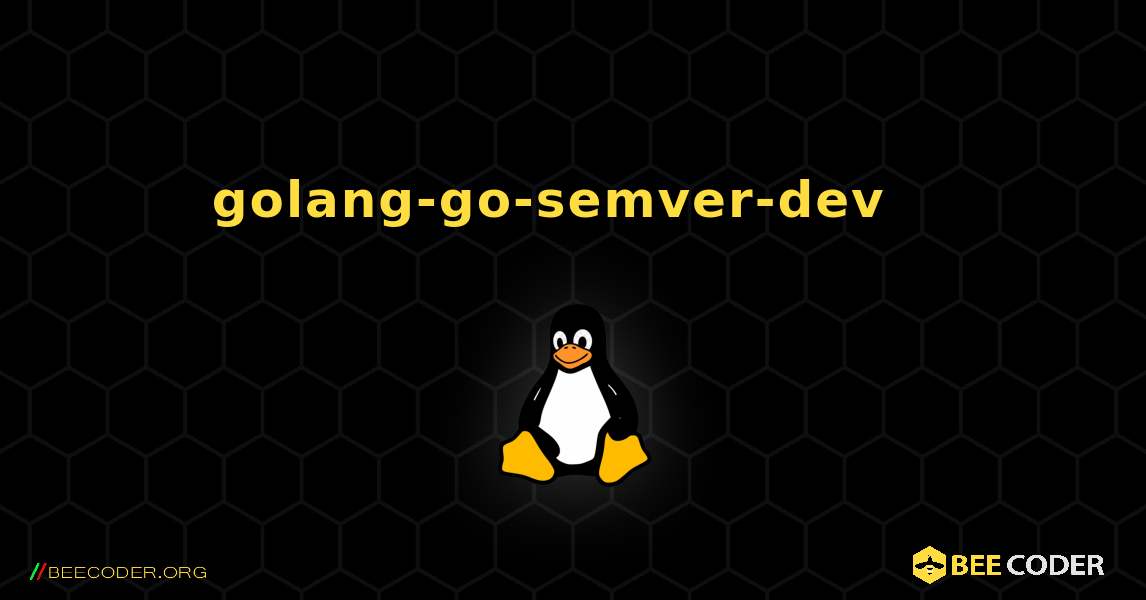 golang-go-semver-dev  እንዴት እንደሚጫን. Linux