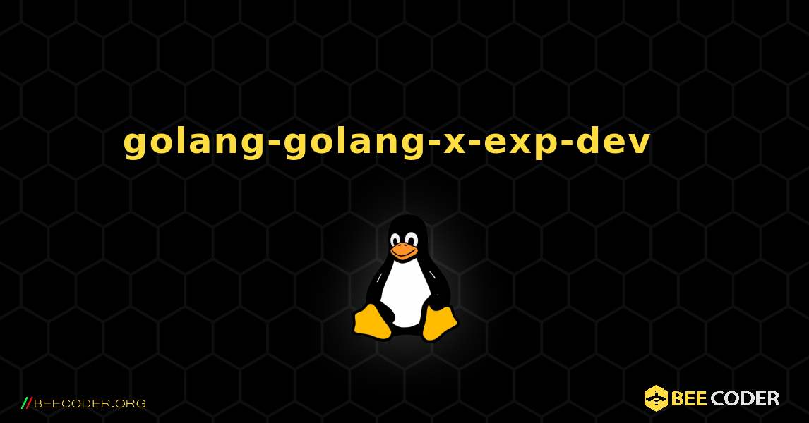 golang-golang-x-exp-dev  እንዴት እንደሚጫን. Linux