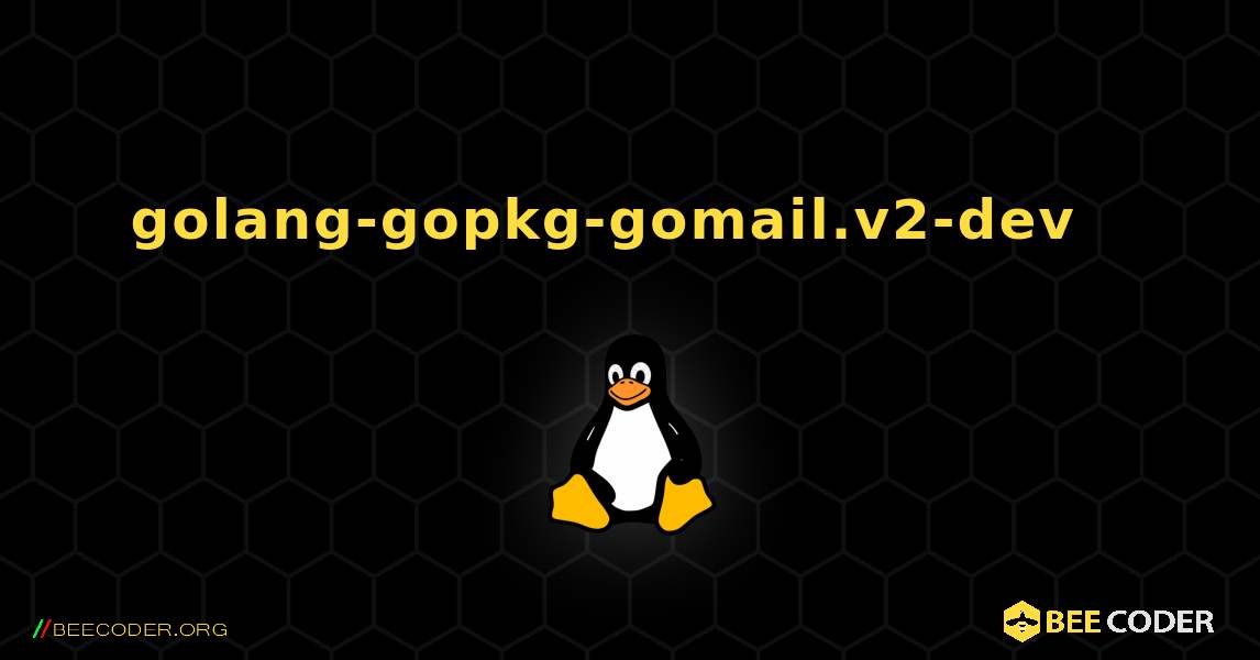 golang-gopkg-gomail.v2-dev  እንዴት እንደሚጫን. Linux