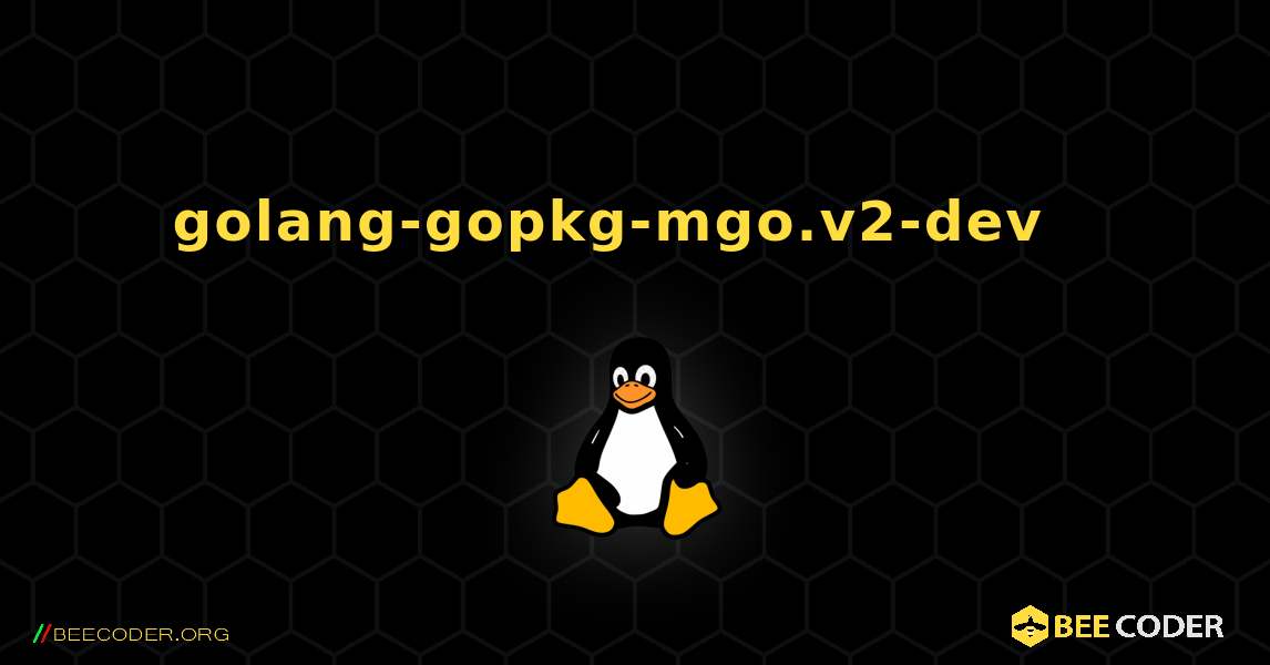 golang-gopkg-mgo.v2-dev  እንዴት እንደሚጫን. Linux