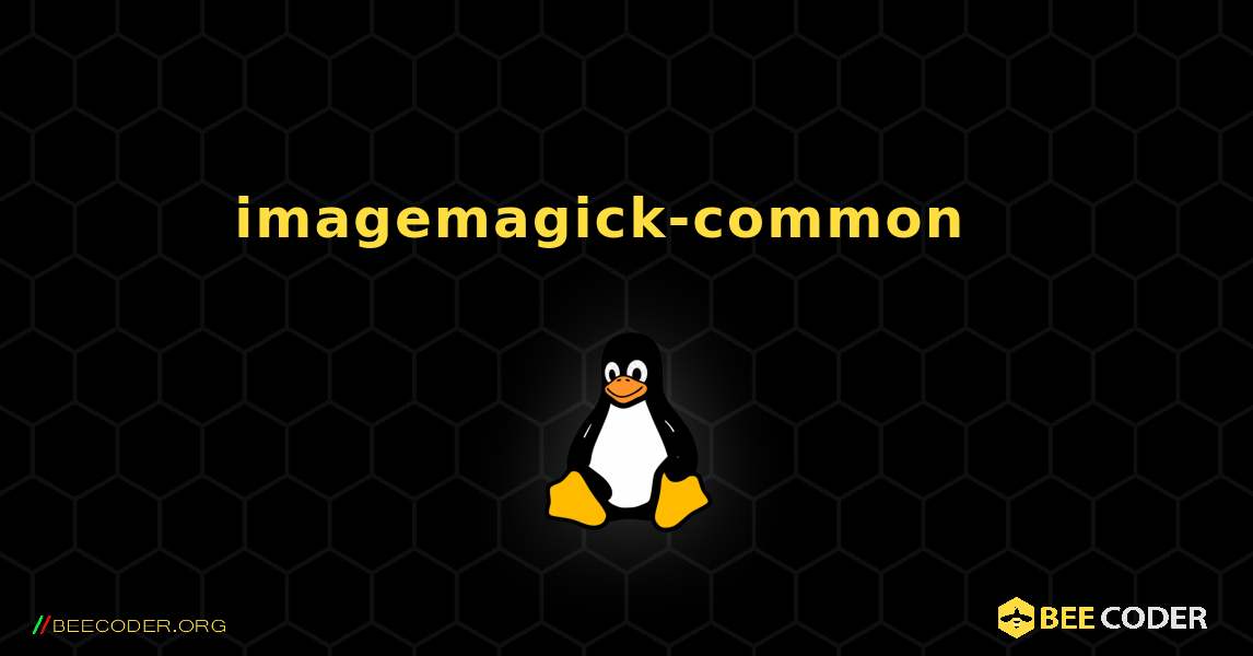 imagemagick-common  እንዴት እንደሚጫን. Linux