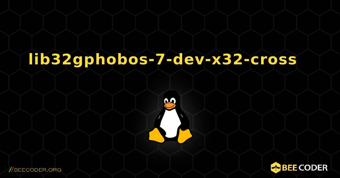 lib32gphobos-7-dev-x32-cross  እንዴት እንደሚጫን. Linux