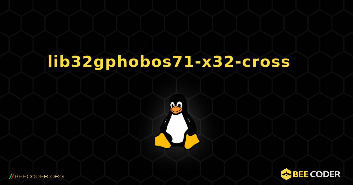 lib32gphobos71-x32-cross  እንዴት እንደሚጫን. Linux