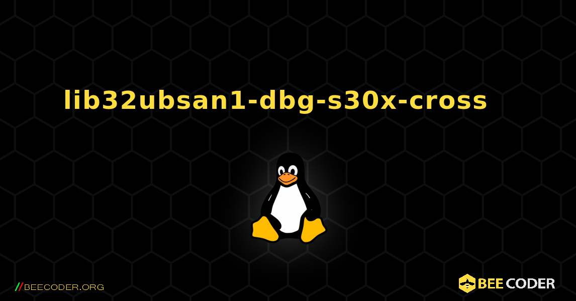 lib32ubsan1-dbg-s30x-cross  እንዴት እንደሚጫን. Linux