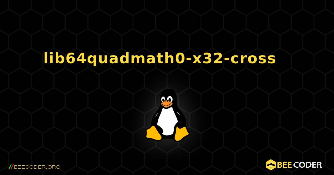 lib64quadmath0-x32-cross  እንዴት እንደሚጫን. Linux