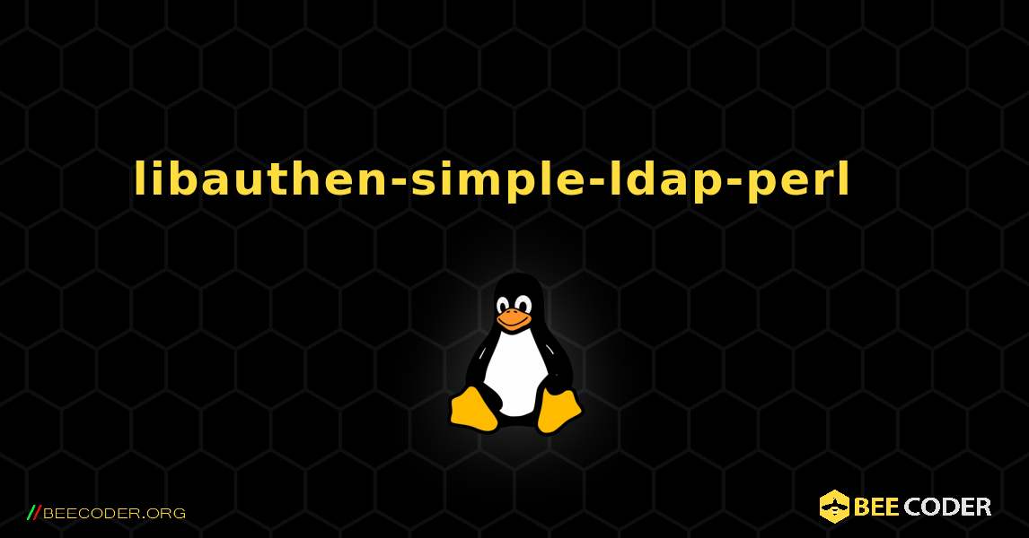 libauthen-simple-ldap-perl  እንዴት እንደሚጫን. Linux