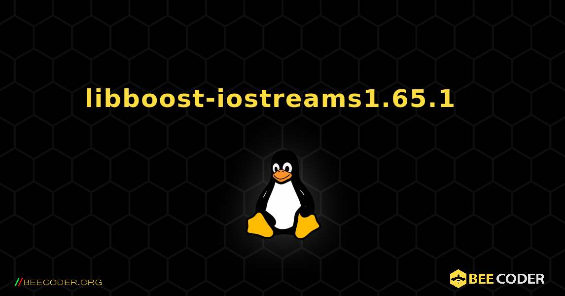 libboost-iostreams1.65.1  እንዴት እንደሚጫን. Linux
