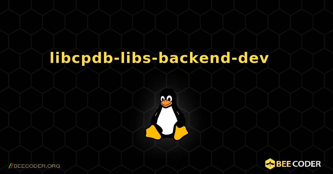 libcpdb-libs-backend-dev  እንዴት እንደሚጫን. Linux