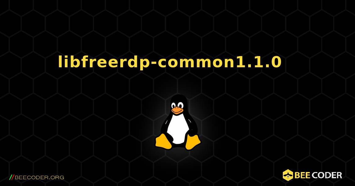 libfreerdp-common1.1.0  እንዴት እንደሚጫን. Linux