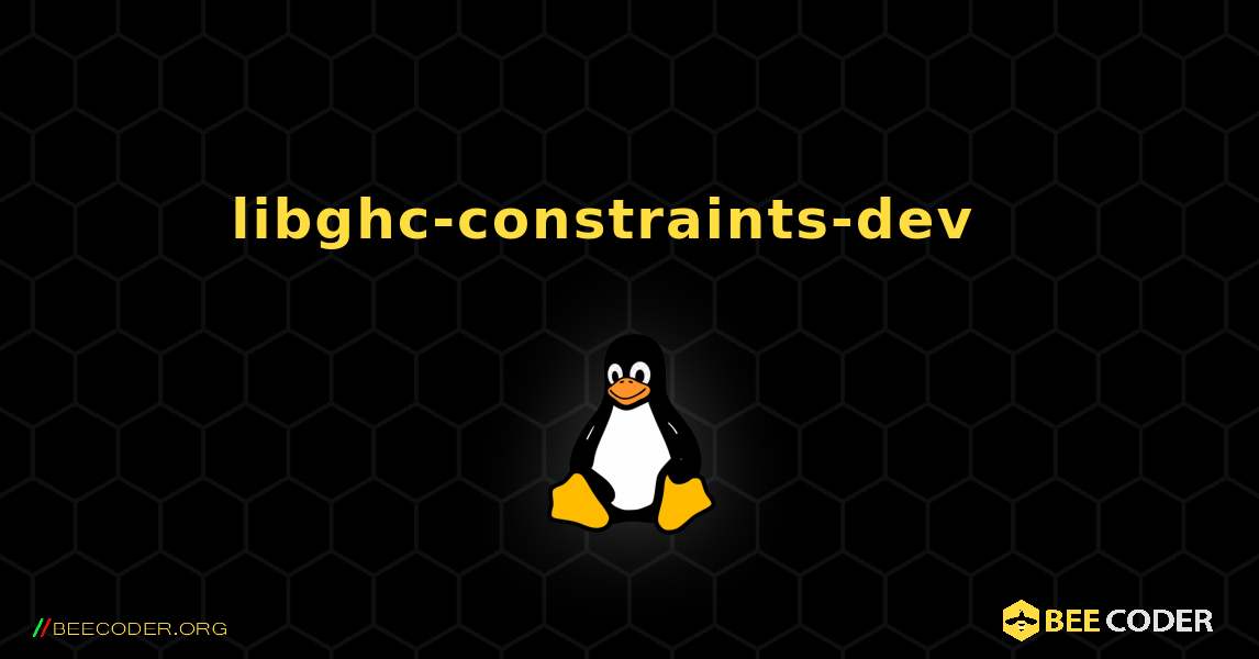 libghc-constraints-dev  እንዴት እንደሚጫን. Linux