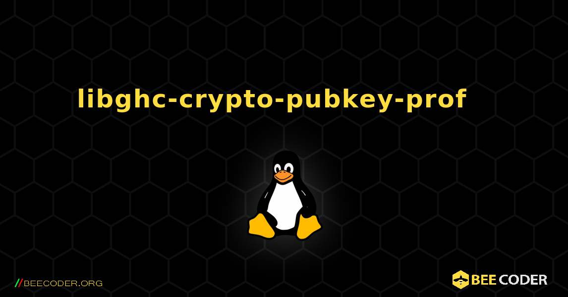libghc-crypto-pubkey-prof  እንዴት እንደሚጫን. Linux