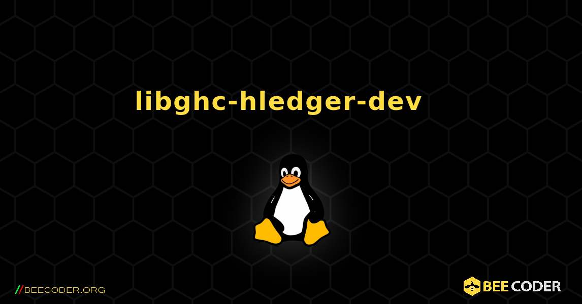 libghc-hledger-dev  እንዴት እንደሚጫን. Linux