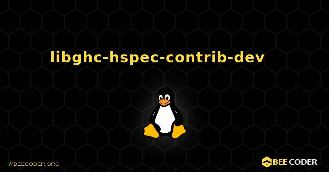 libghc-hspec-contrib-dev  እንዴት እንደሚጫን. Linux