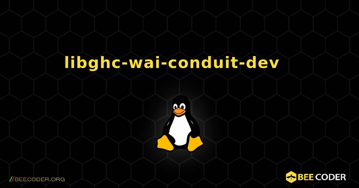 libghc-wai-conduit-dev  እንዴት እንደሚጫን. Linux