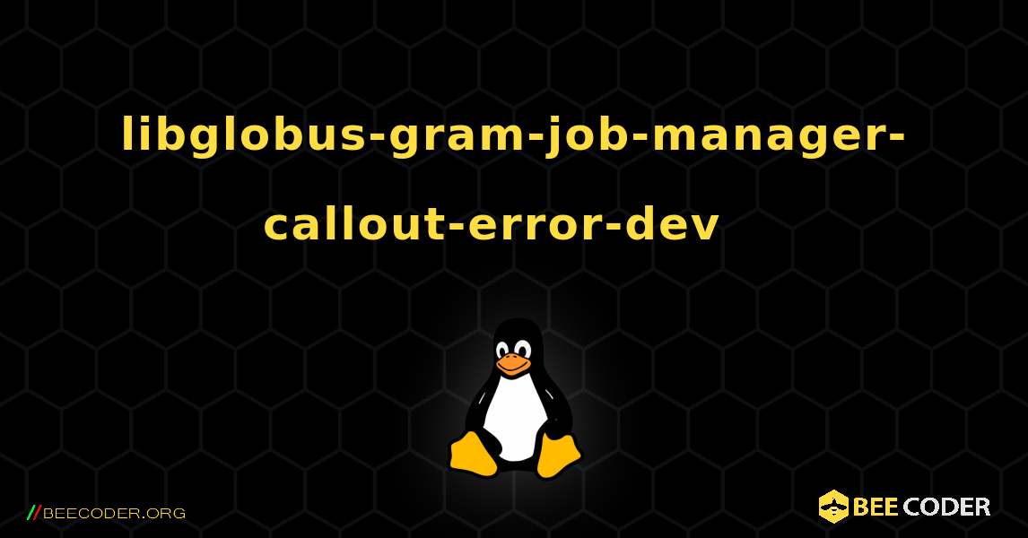 libglobus-gram-job-manager-callout-error-dev  እንዴት እንደሚጫን. Linux