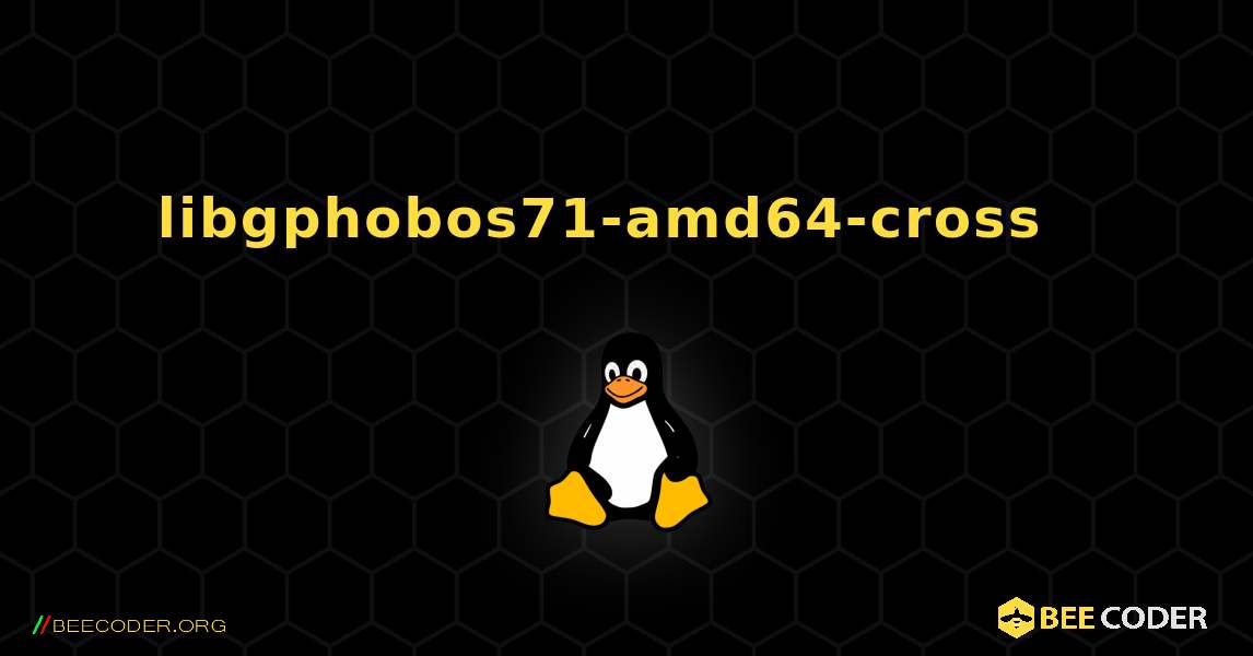 libgphobos71-amd64-cross  እንዴት እንደሚጫን. Linux