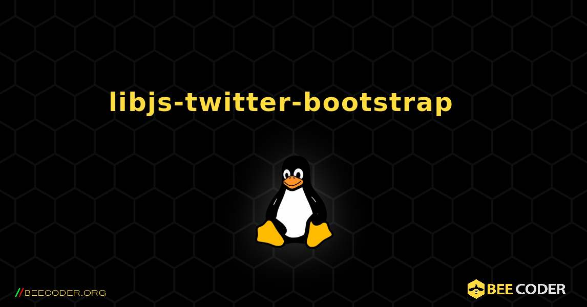 libjs-twitter-bootstrap  እንዴት እንደሚጫን. Linux