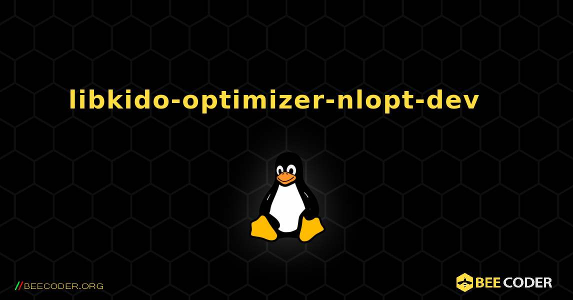 libkido-optimizer-nlopt-dev  እንዴት እንደሚጫን. Linux