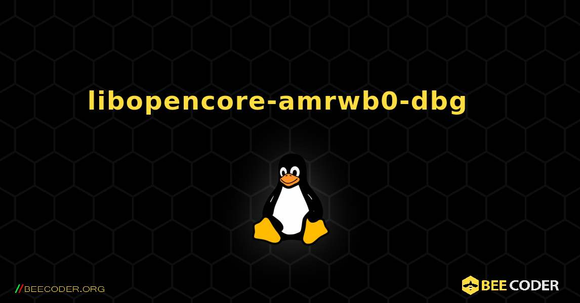 libopencore-amrwb0-dbg  እንዴት እንደሚጫን. Linux