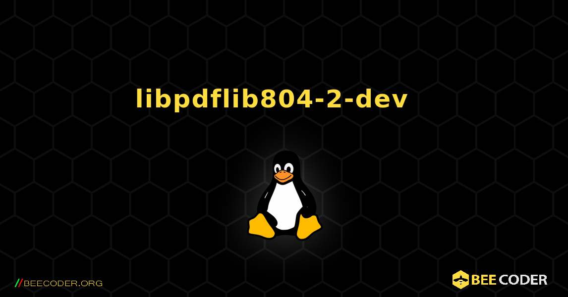 libpdflib804-2-dev  እንዴት እንደሚጫን. Linux