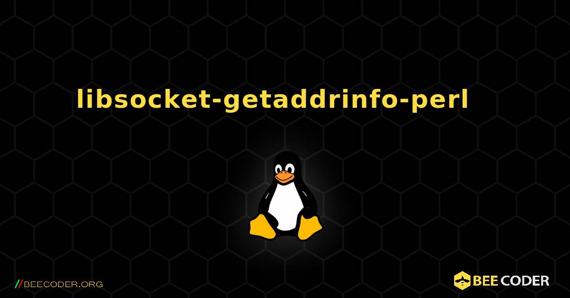 libsocket-getaddrinfo-perl  እንዴት እንደሚጫን. Linux