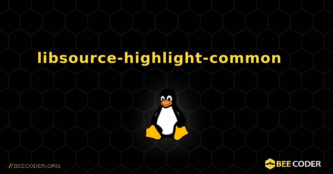 libsource-highlight-common  እንዴት እንደሚጫን. Linux