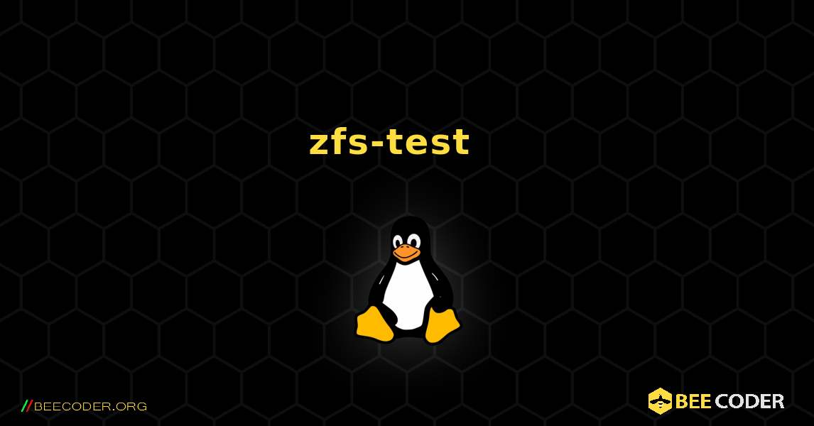 zfs-test  እንዴት እንደሚጫን. Linux
