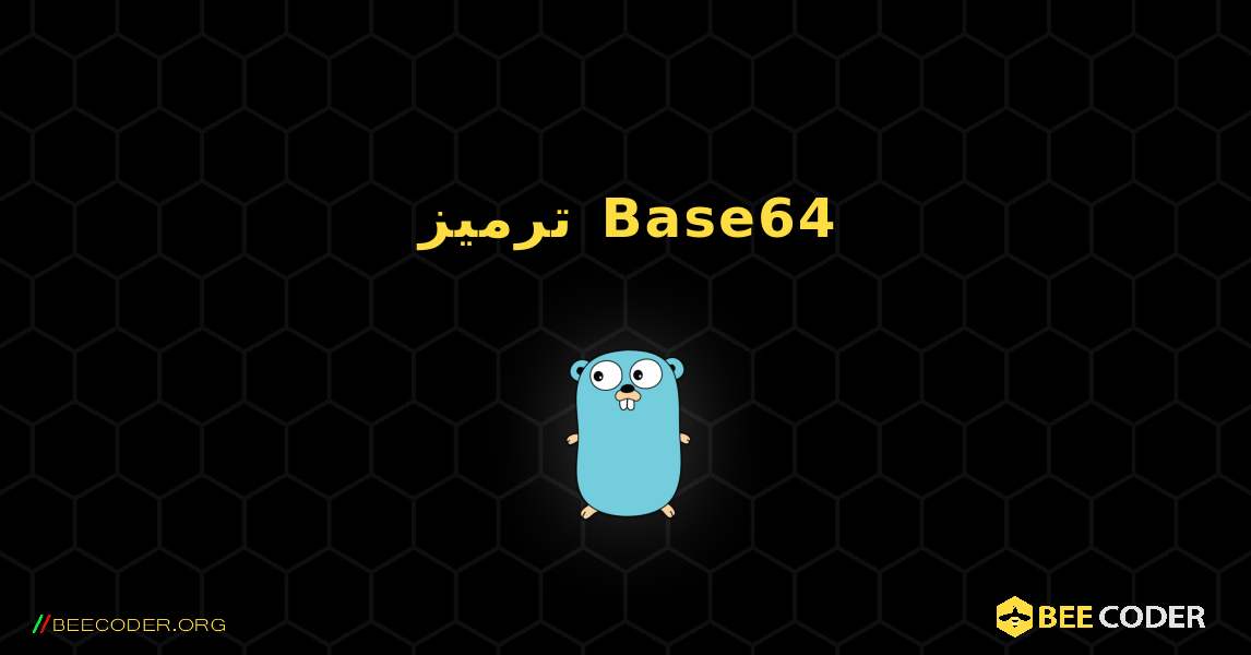 ترميز Base64. GoLang