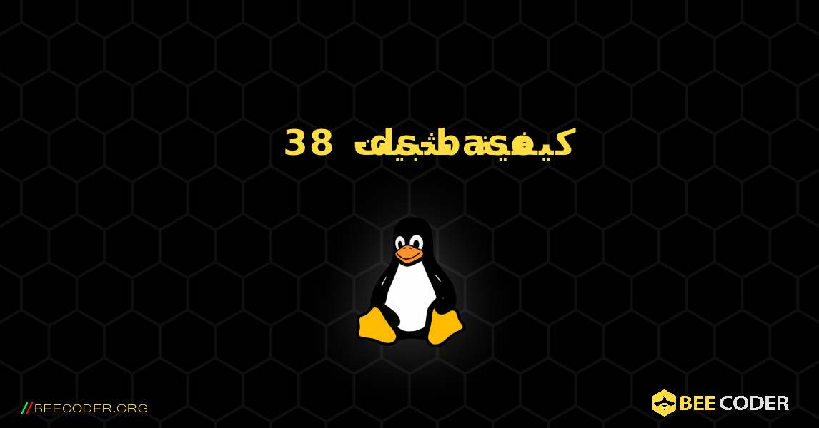 كيفية تثبيت 38-ds-base . Linux