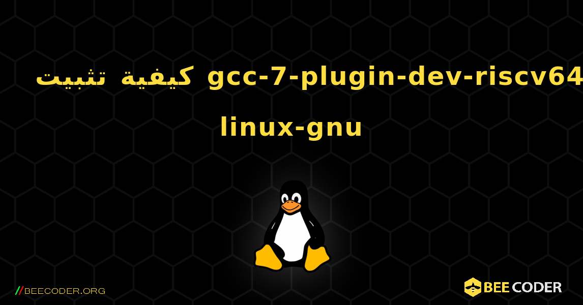 كيفية تثبيت gcc-7-plugin-dev-riscv64-linux-gnu . Linux