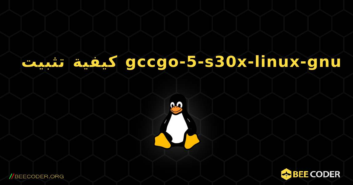 كيفية تثبيت gccgo-5-s30x-linux-gnu . Linux