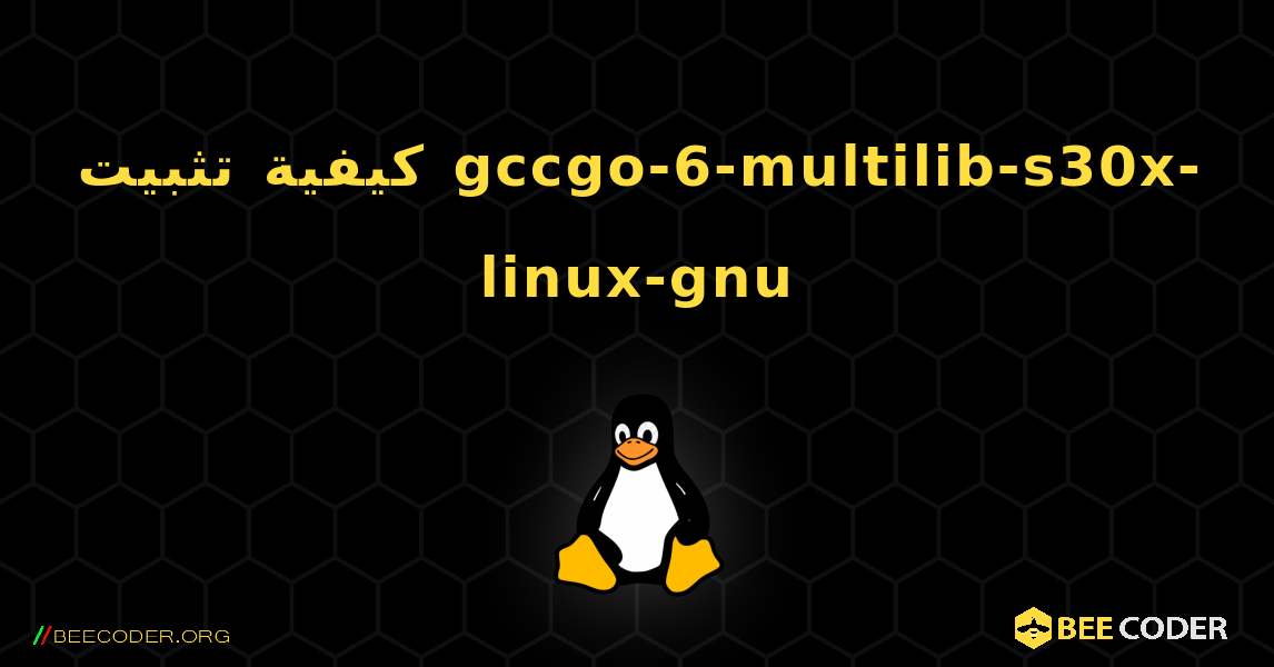 كيفية تثبيت gccgo-6-multilib-s30x-linux-gnu . Linux