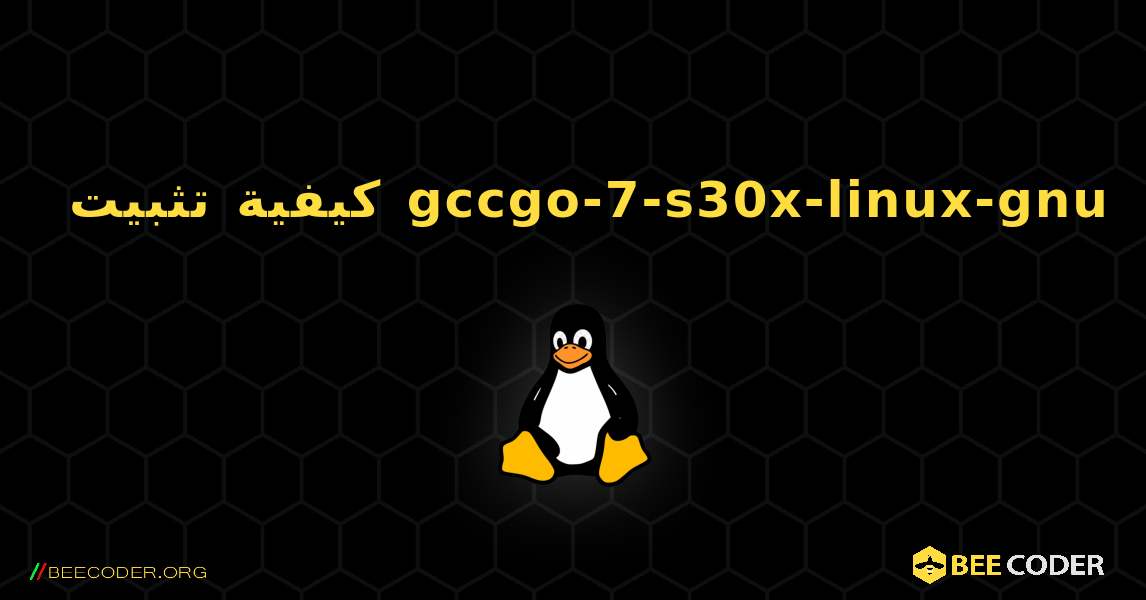 كيفية تثبيت gccgo-7-s30x-linux-gnu . Linux