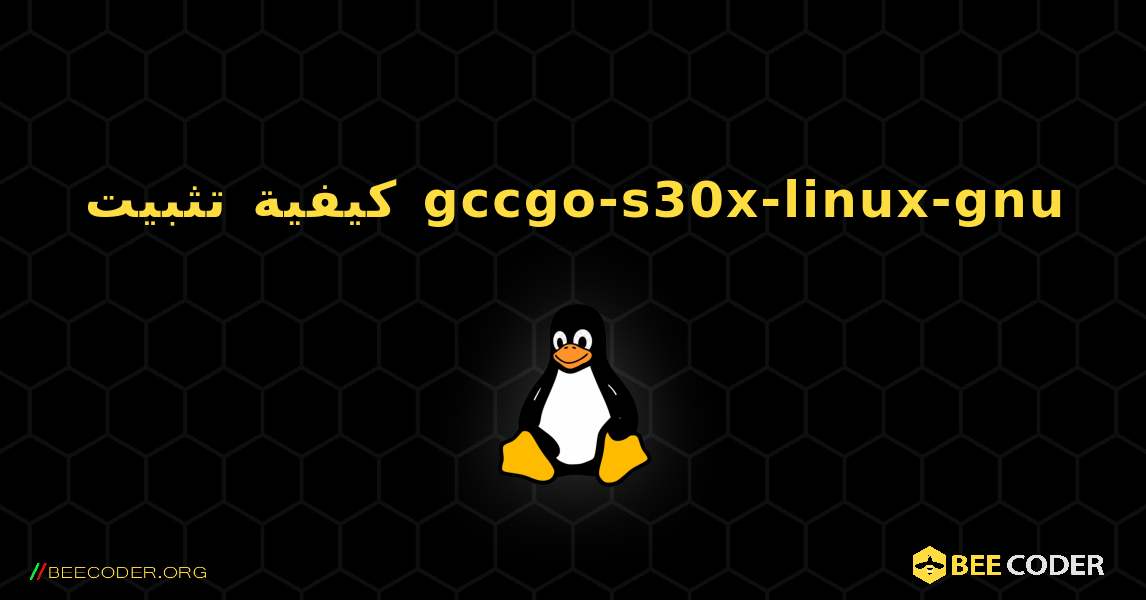 كيفية تثبيت gccgo-s30x-linux-gnu . Linux