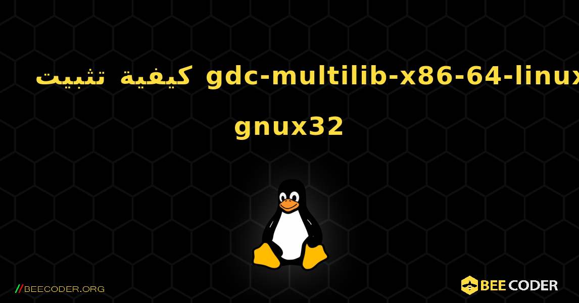 كيفية تثبيت gdc-multilib-x86-64-linux-gnux32 . Linux